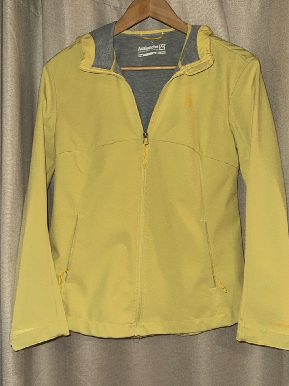 Avalanche Women's Yellow Softshell Jacket